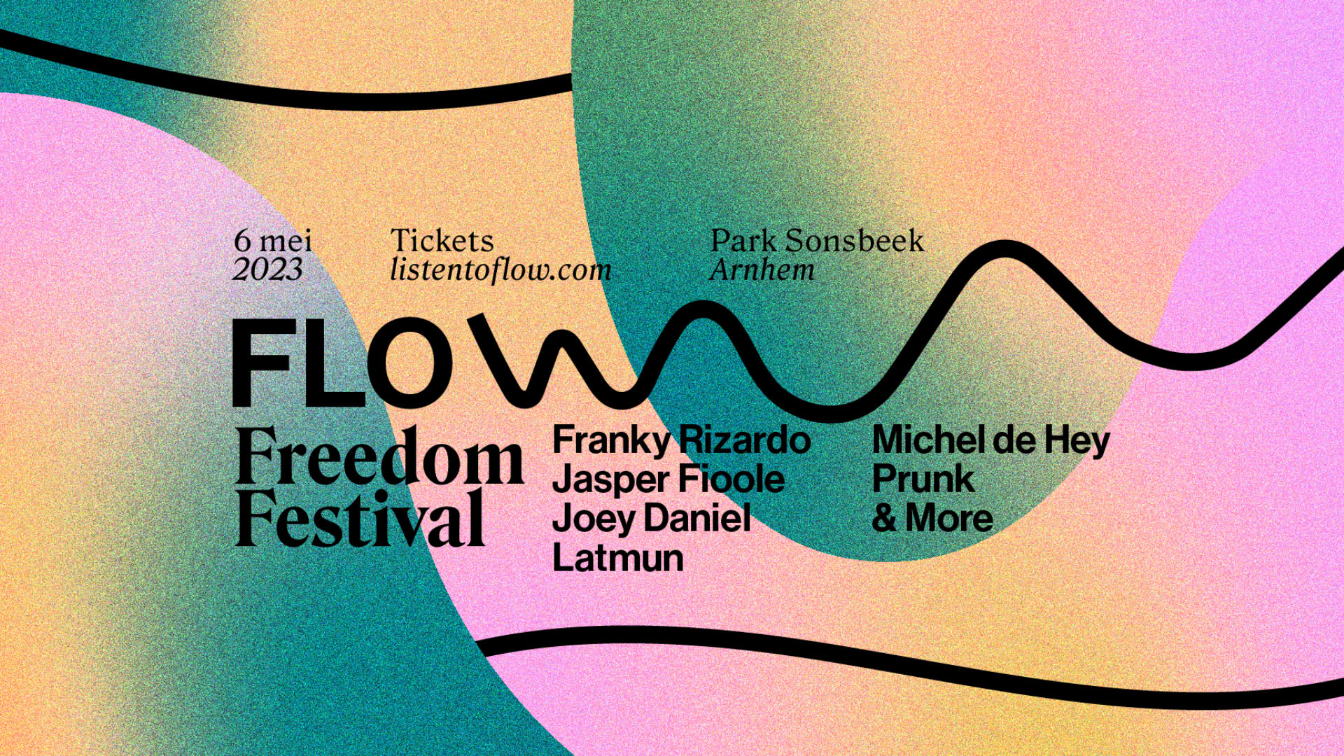 FLOW Freedom Festival 2023 - za 6 mei - Arnhem